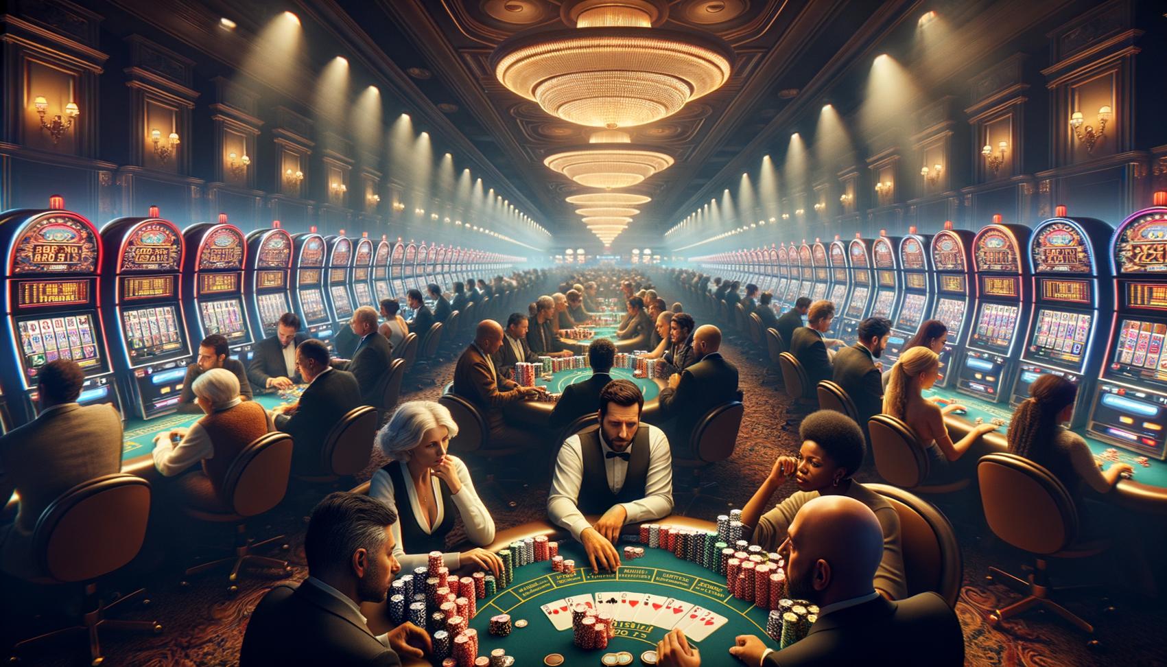 De spanning van het casino